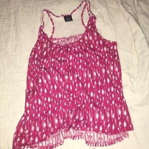 White and pink tank top